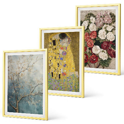 Set tablouri pentru dormitor Florile copacului pictat de Klimt