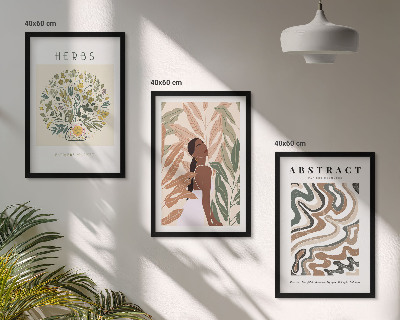 Set tablouri decorative Postere minimaliste pastelate în stil boho