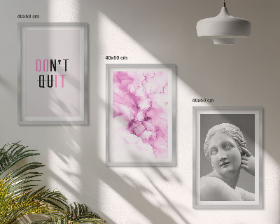 Set tablouri decorative Sculptură abstractă în acuarelă