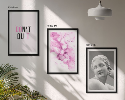 Set tablouri decorative Sculptură abstractă în acuarelă