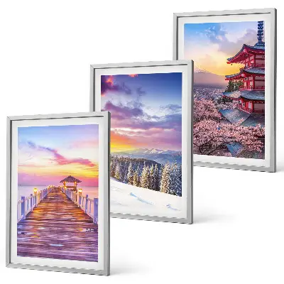 Set tablouri pentru dormitor cu peisaje romantice