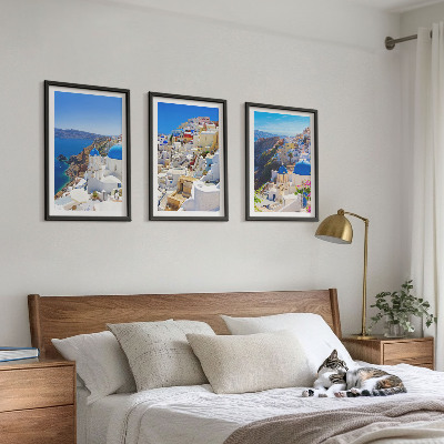 Set tablouri decorative Arhitectură peisagistică Oia Santorini