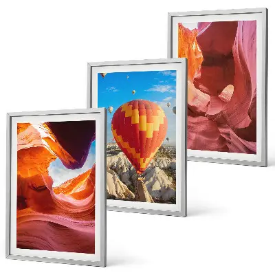Set tablouri pentru dormitor cu tema Cheile deșertului cu balonul