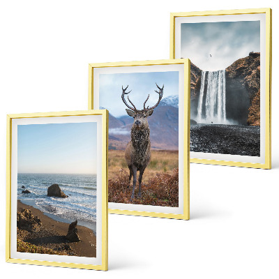 Set tablouri decorative Peisaje montane cu cascade