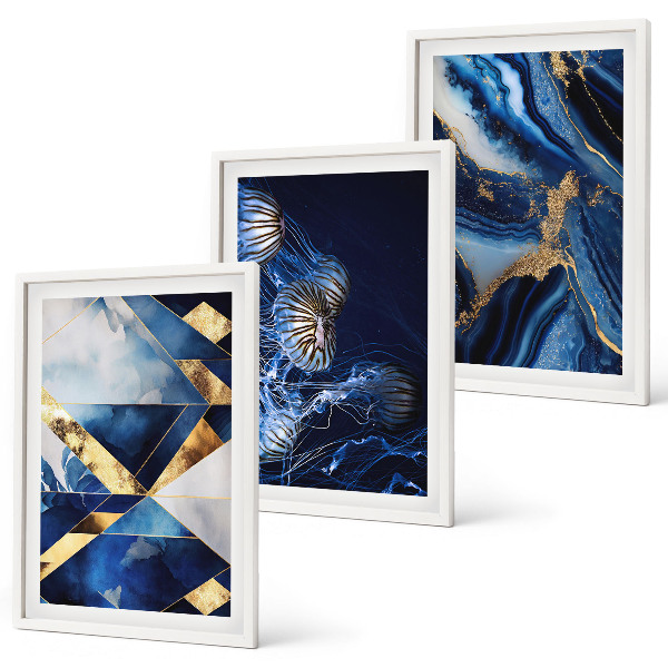 Set tablouri pentru dormitor Modele elegante abstracte