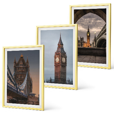 Set tablouri decorative Ceasul Big Ben de pe Podul Londrei