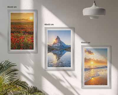 Set tablouri decorative Peisaje de munți și mări în vest