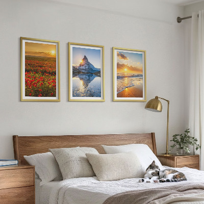 Set tablouri decorative Peisaje de munți și mări în vest