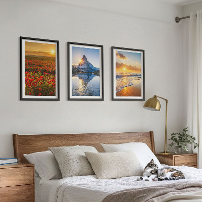 Set tablouri decorative Peisaje de munți și mări în vest