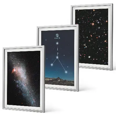 Set tablouri decorative cu constelația galaxiei spațiale Rac