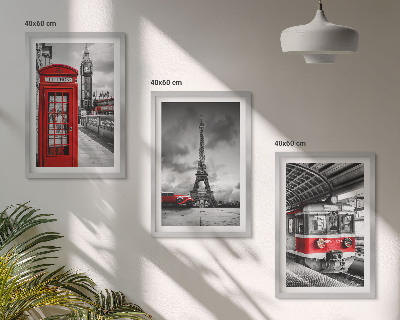 Set tablouri pentru dormitor Icoane transport Londra Paris