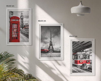 Set tablouri pentru dormitor Icoane transport Londra Paris
