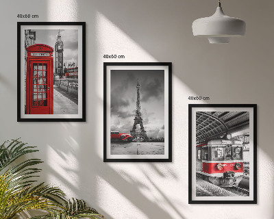 Set tablouri pentru dormitor Icoane transport Londra Paris
