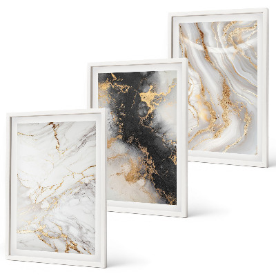 Set tablouri pentru dormitor Modele abstracte albe și negre