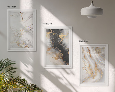 Set tablouri pentru dormitor Modele abstracte albe și negre