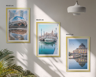 Set tablouri decorative Arhitectura orașelor pe apă