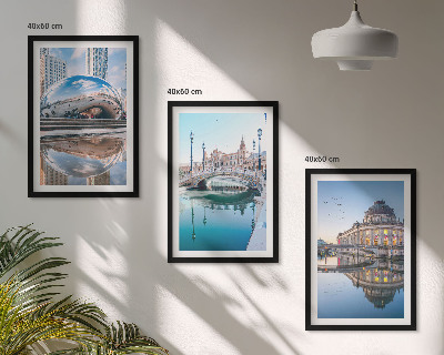 Set tablouri decorative Arhitectura orașelor pe apă