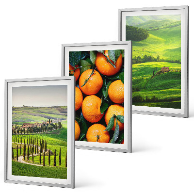 Set tablouri pentru dormitor Peisaj rural italian portocale