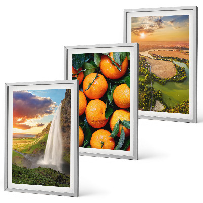 Set tablouri decorative Cascada Orange Mountain