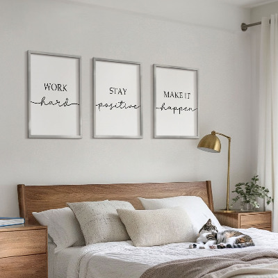 Set tablouri decorative Inscripții motivaționale minimaliste