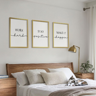 Set tablouri decorative Inscripții motivaționale minimaliste