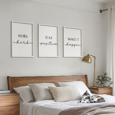 Set tablouri decorative Inscripții motivaționale minimaliste