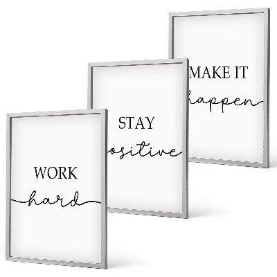 Set tablouri decorative Inscripții motivaționale minimaliste