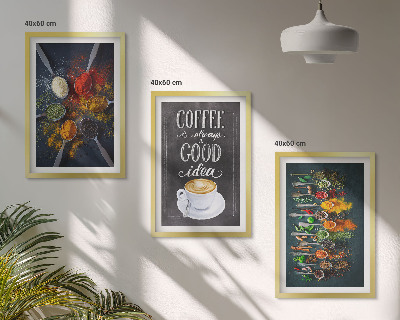 Set tablouri pentru dormitor Condimente, cafea, ierburi, modele
