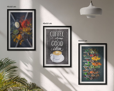 Set tablouri pentru dormitor Condimente, cafea, ierburi, modele