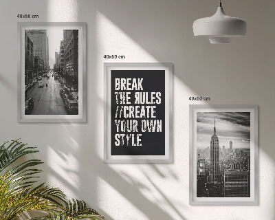 Set tablouri decorative Inspirație pentru străzile orașului în alb și negru