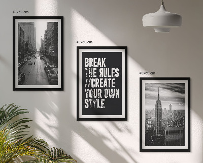Set tablouri decorative Inspirație pentru străzile orașului în alb și negru