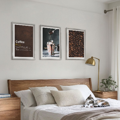 Set tablouri decorative Băutură de cafea cu frișcă