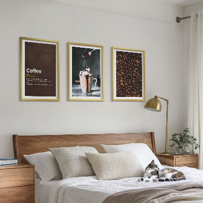 Set tablouri decorative Băutură de cafea cu frișcă