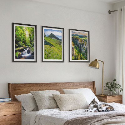 Set tablouri decorative Pădurea cascadei Munților Verzi