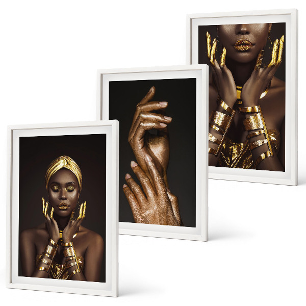 Set tablouri decorative Portrete de femei africane