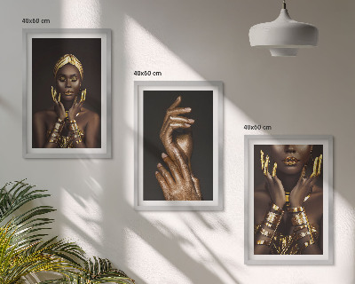 Set tablouri decorative Portrete de femei africane