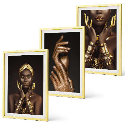 Set tablouri decorative Portrete de femei africane