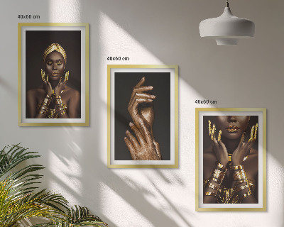 Set tablouri decorative Portrete de femei africane