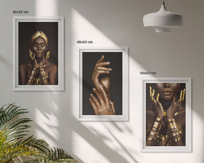 Set tablouri decorative Portrete de femei africane