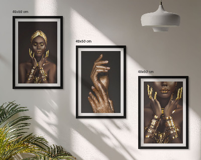 Set tablouri decorative Portrete de femei africane