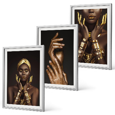 Set tablouri decorative Portrete de femei africane