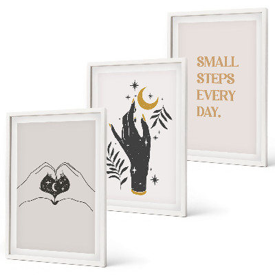 Set tablouri decorative Ilustrații boho minimaliste
