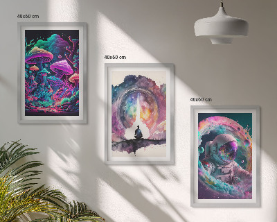 Set tablouri pentru dormitor Ilustrații de artă fantasy colorate