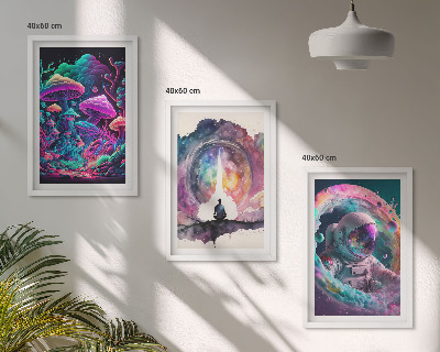 Set tablouri pentru dormitor Ilustrații de artă fantasy colorate
