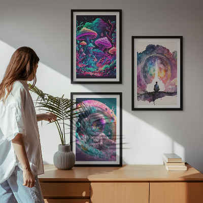 Set tablouri pentru dormitor Ilustrații de artă fantasy colorate
