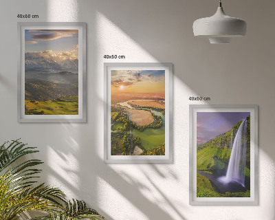 Set tablouri pentru dormitor Râuri de munte cascade natură