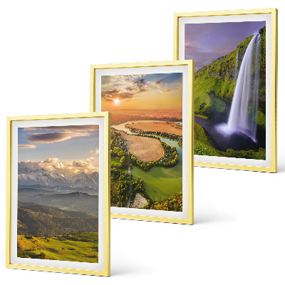 Set tablouri pentru dormitor Râuri de munte cascade natură