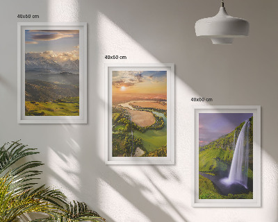 Set tablouri pentru dormitor Râuri de munte cascade natură