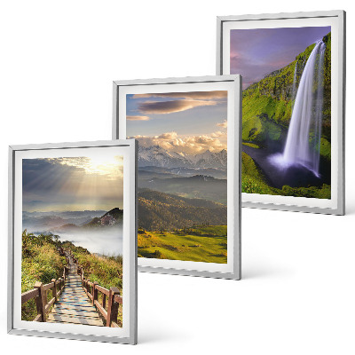 Set tablouri pentru dormitor Cascadă peisaje montane