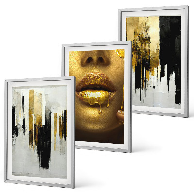 Set tablouri pentru dormitor Pictură portret abstractă